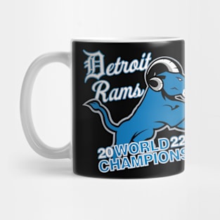 Detroit Rams World Champions 2022 Mug